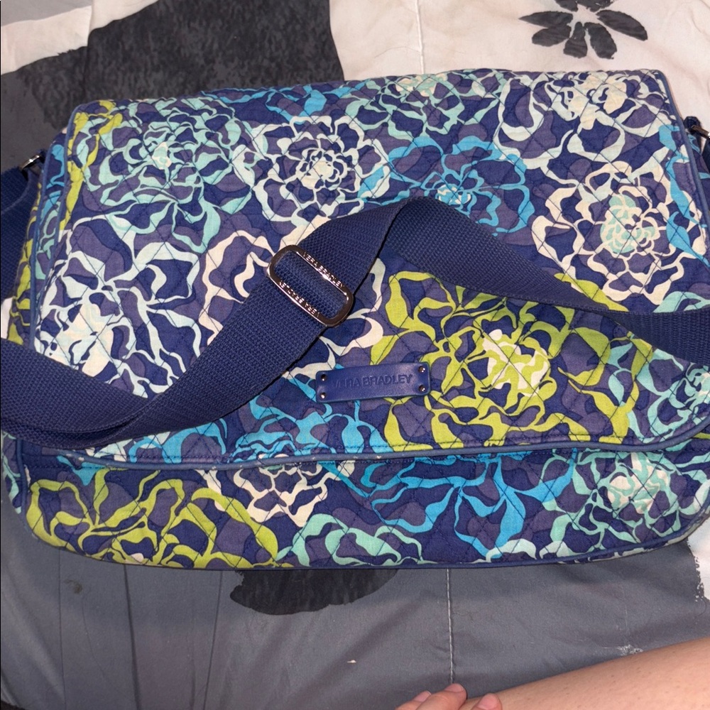 Vera Bradley Blue and Green Floral Bag